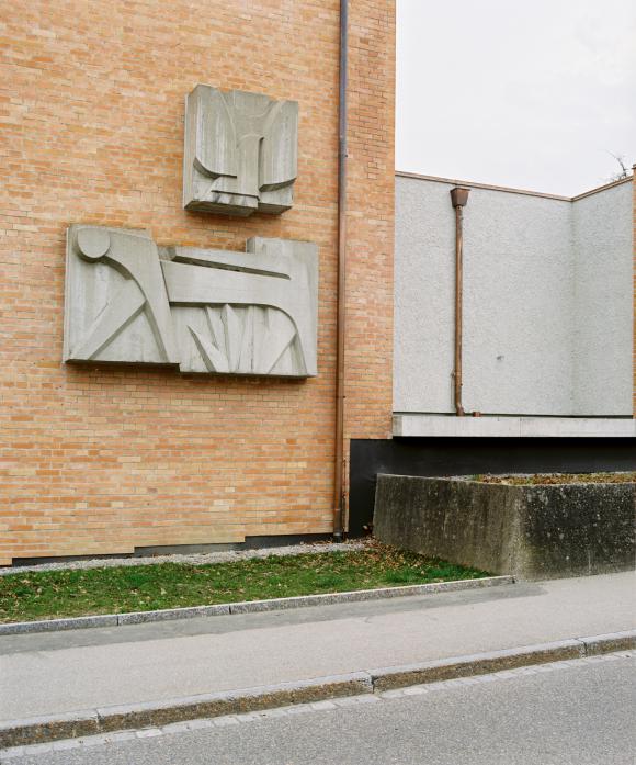 Kunst am Bau: Max Oertli 1968 | Foto: Katalin Deér, St.Gallen