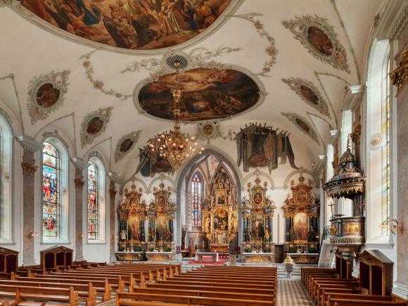 Kirchenschiff und Chor | Foto: Jürg Zürcher, St.Gallen
